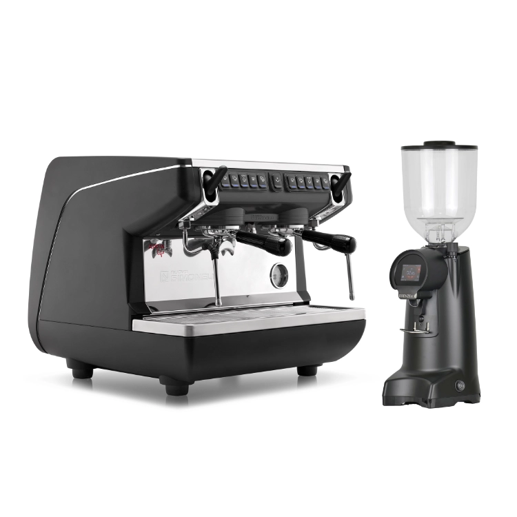 Combo máy pha cà phê Appia Life Compact + Máy xay Eureka Firenze 75