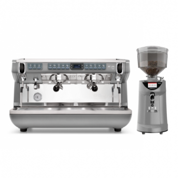 Combo Coffee Machine Appia Life Timer Vol 2Gr + Grinder Eureka Firenze 75