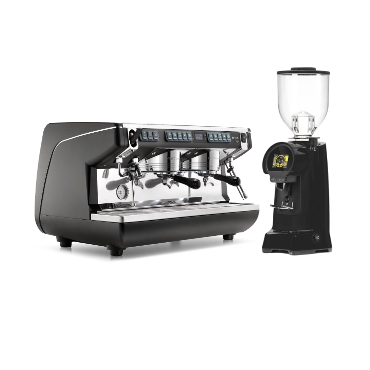 Combo Coffee Machine Appia Life Timer Vol 2Gr + Grinder Eureka Helios 65