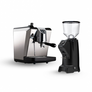 Combo máy pha cà phê Nuova Simonelli Oscar II và máy xay cà phê Eureka Nadir 65
