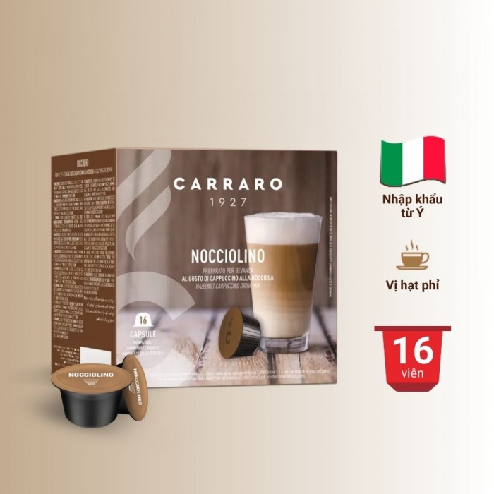 Coffee Capsule Dolce Gusto - Carraro Nocciolino - 16 capsules