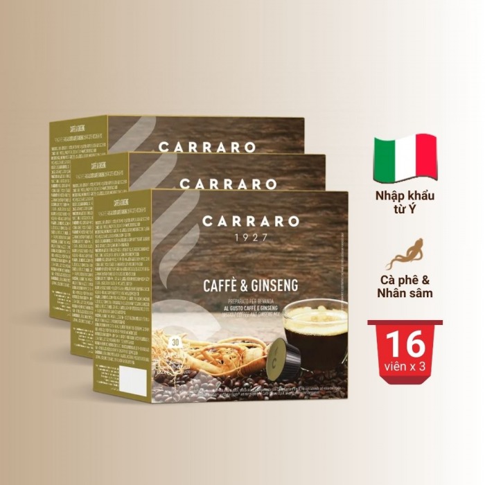 Cà phê viên nén Dolce Gusto - Caffè Ginseng - 16 viên - Date 10 2026