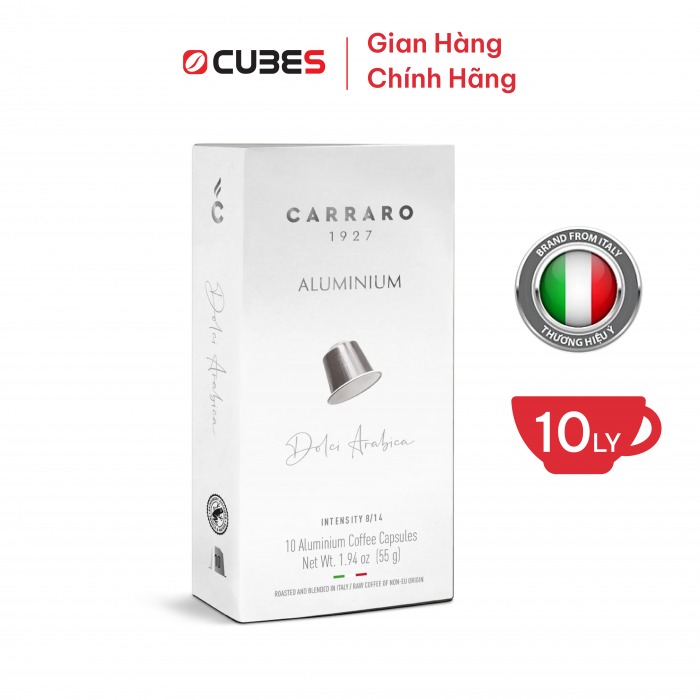 Cà phê viên nén Carraro Dolci Arabica