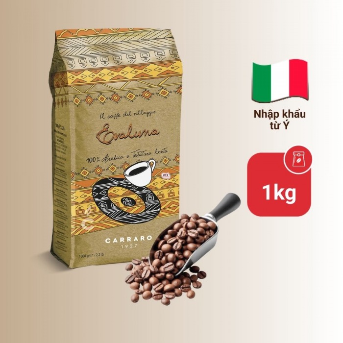 Coffee Bean Carraro Villaggio - Evaluna - 1kg