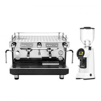 Combo Coffee machine 2 Group ECM Compact + Coffee grinder Eureka Helios 65