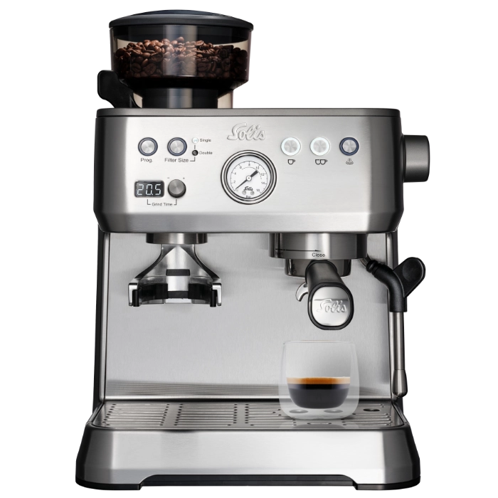 Máy pha cà phê Solis Grind & Infuse Perfetta Bạc