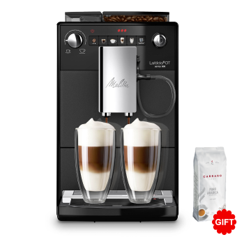 Automatic coffee machine Melitta Latticia OT + Carraro Gourmet Blend Puro Arabica 500g Gift