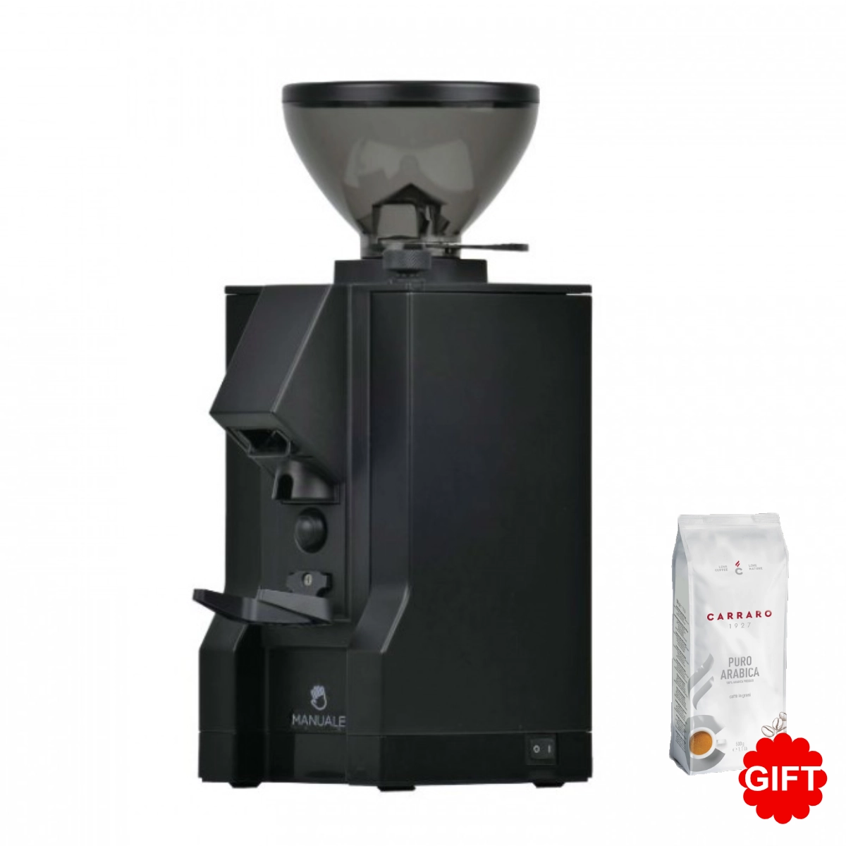 Máy xay cà phê Eureka Mignon Manuale C 50 + Tặng 1 gói Cà phê hạt Carraro Gourmet Blend Puro Arabica 500g