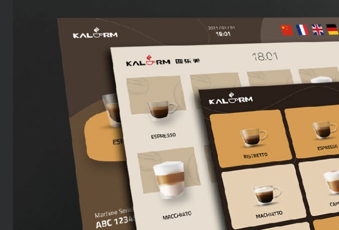 Máy pha cà phê siêu tự động công nghiệp Kalerm X460 -