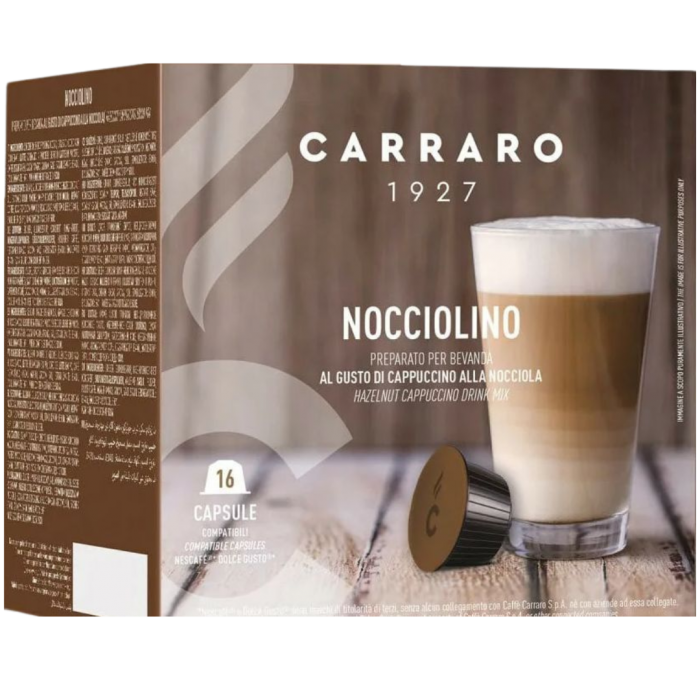 Cà phê viên nén Carraro Dolce Gusto Nocciolino (16 viên)