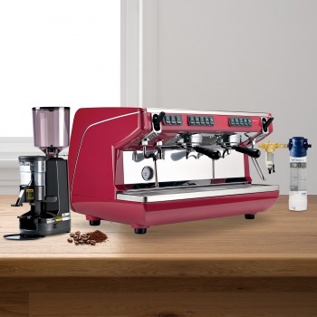 Combo Coffee machine Appia Life 2G Volumetric + Coffee Grinder MDX On Demand