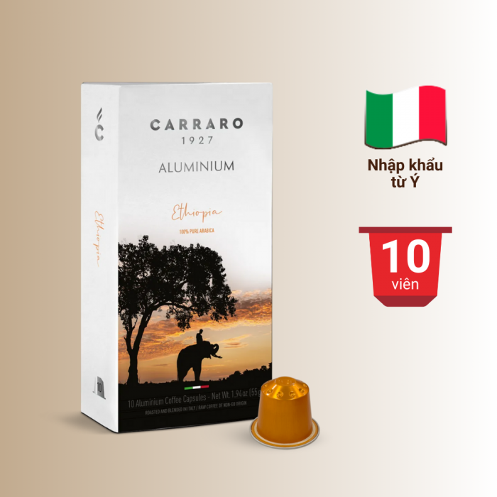 Coffee Capsule Nespresso - Carraro Ethiopia - 10 capsules