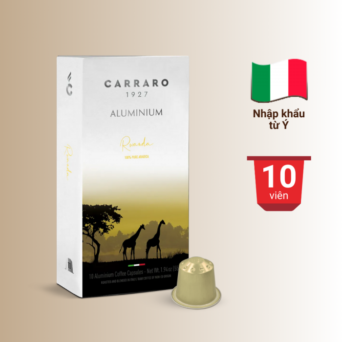 Coffee Capsule Nespresso - Carraro Rwanda - 10 capsules