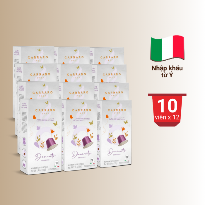 Cà phê viên nén Nespresso - Decerato - 10 viên
