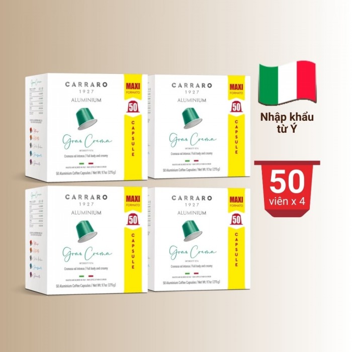 Cà phê viên nén Nespresso - Gran Crema - 50 viên