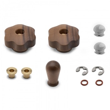 Walnut WD Kit For Water Steam Knobs And Lever