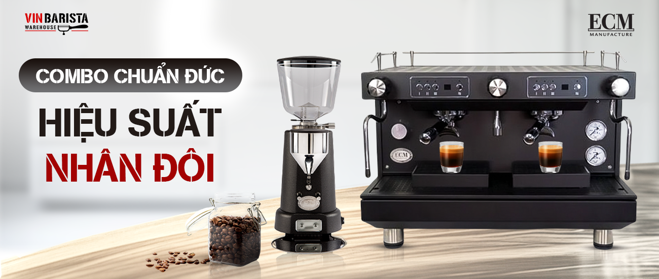 Combo ECM Máy pha + Máy xay